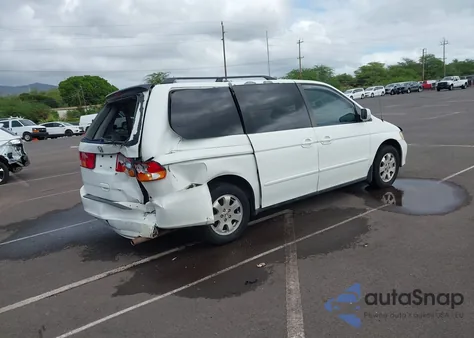 2002 Honda Odyssey Ex-L from USA, damaged, VIN 5FNRL18042B018501